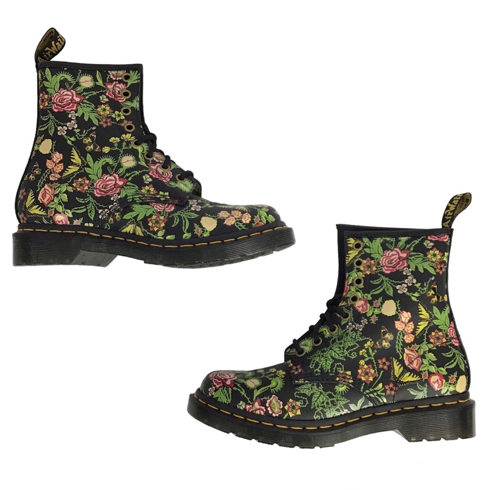 Dr. Martens 1460 Floral Bloom Combat Boots NEW
